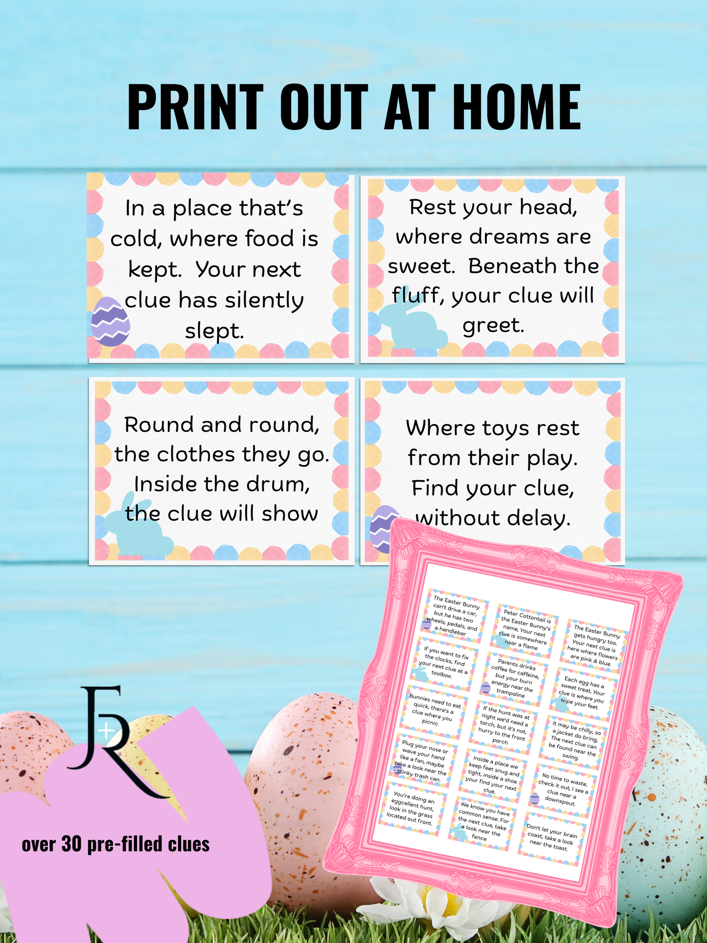 Printable Easter Egg Scavenger Hunt