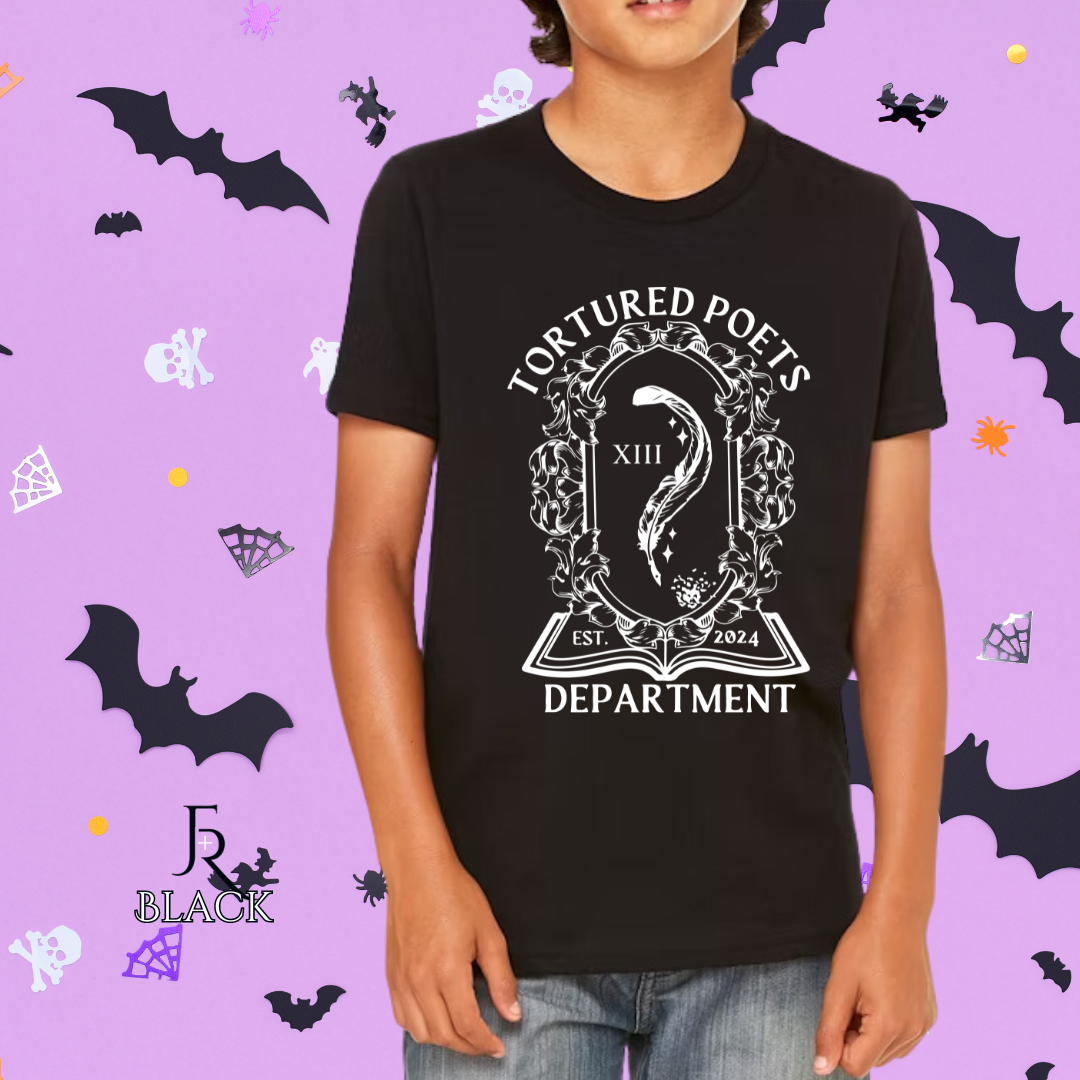 T Swift Tortured Poets Magical Quill Youth Tee