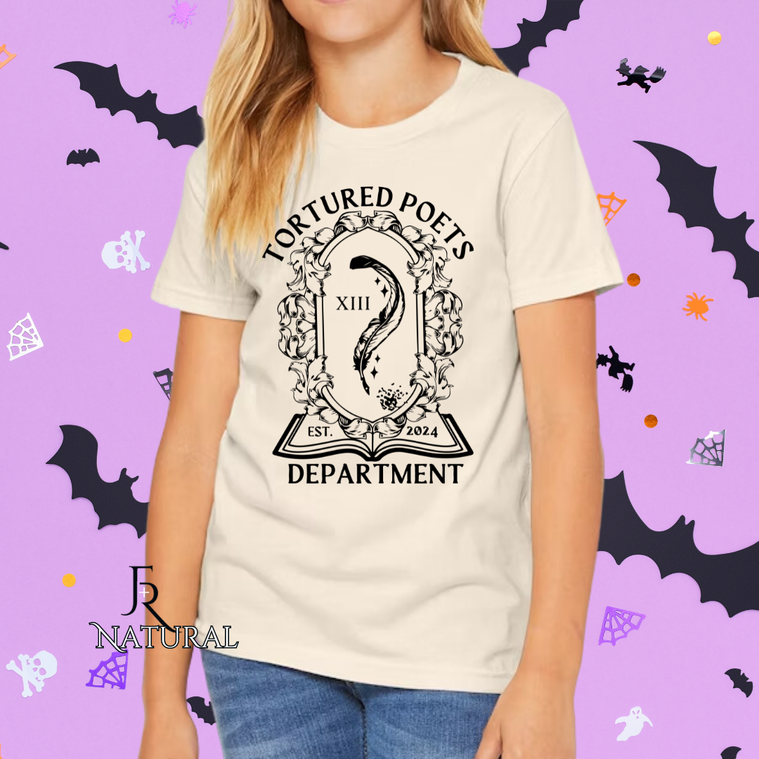 T Swift Tortured Poets Magical Quill Youth Tee