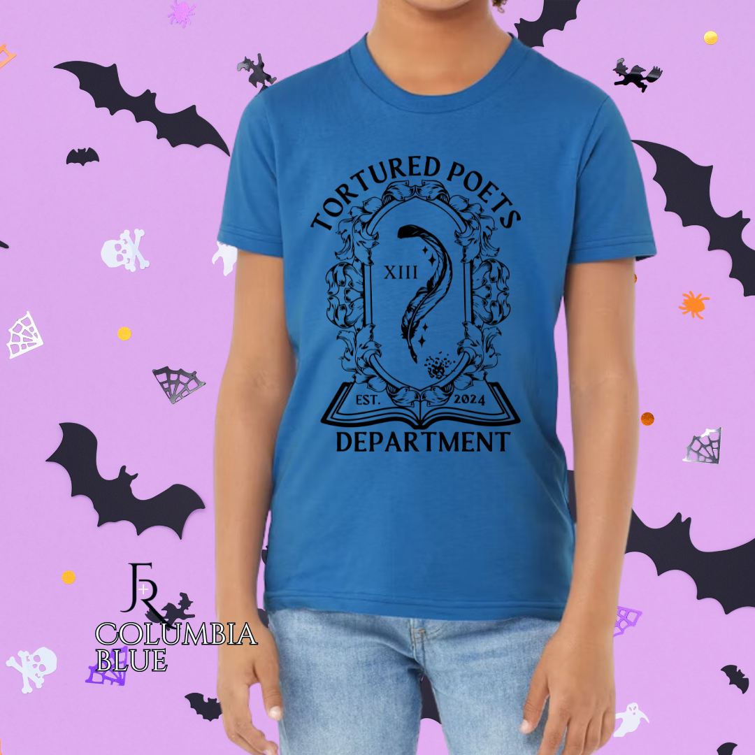 T Swift Tortured Poets Magical Quill Youth Tee