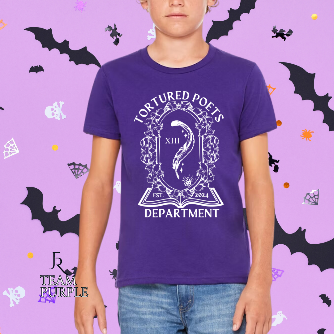 T Swift Tortured Poets Magical Quill Youth Tee