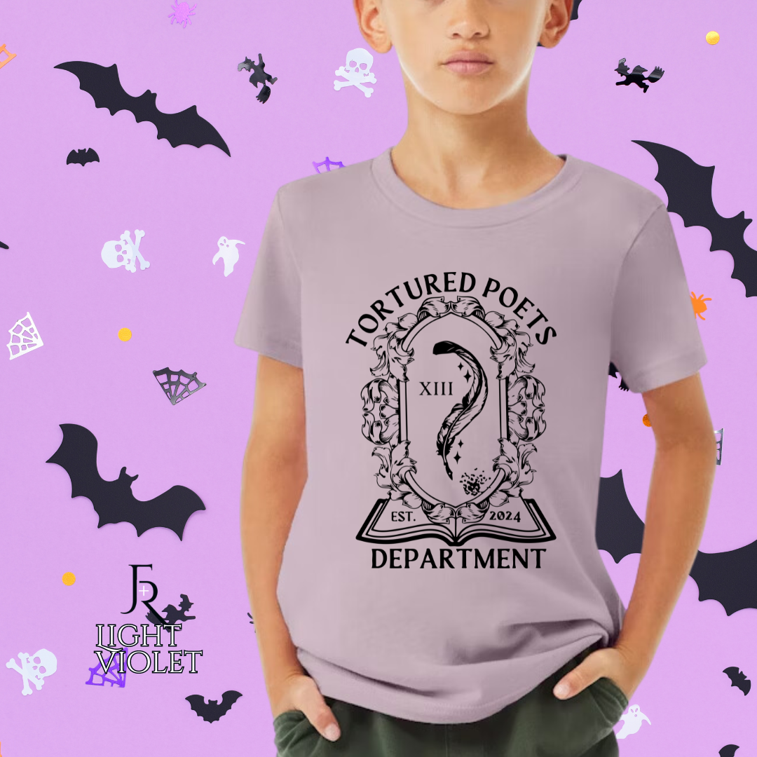 T Swift Tortured Poets Magical Quill Youth Tee