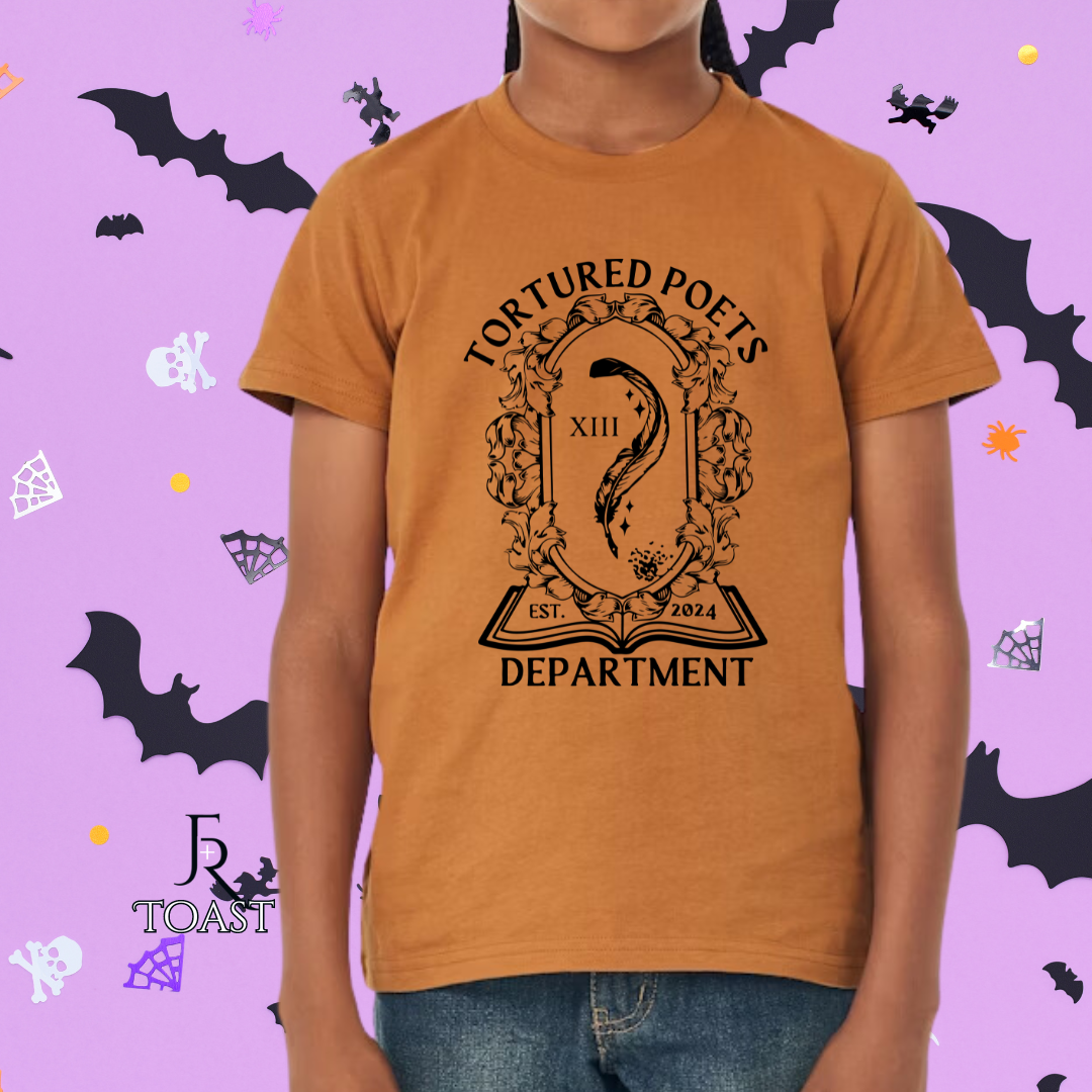 T Swift Tortured Poets Magical Quill Youth Tee