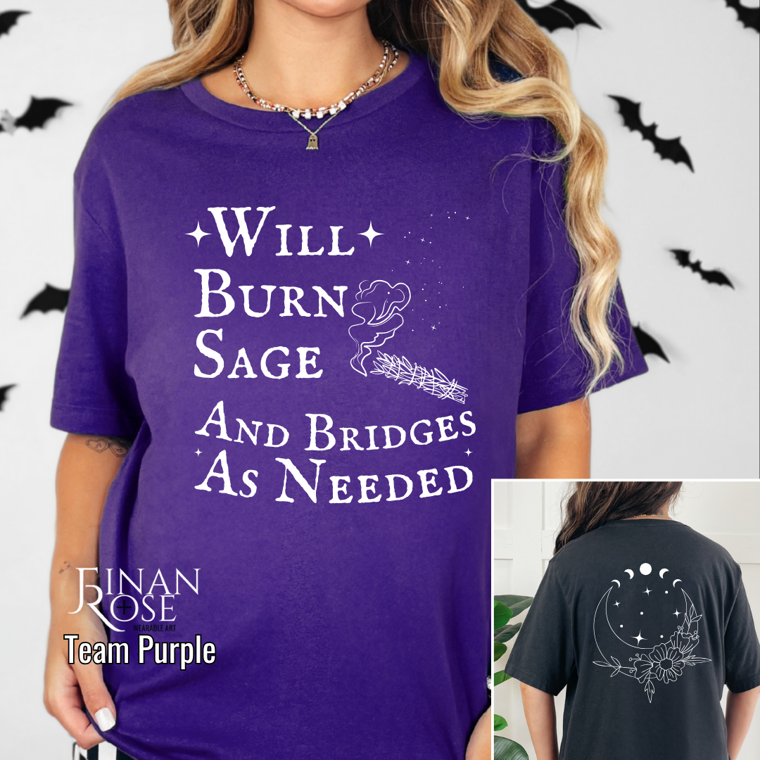 Burn Sage and Bridges Tee Adult