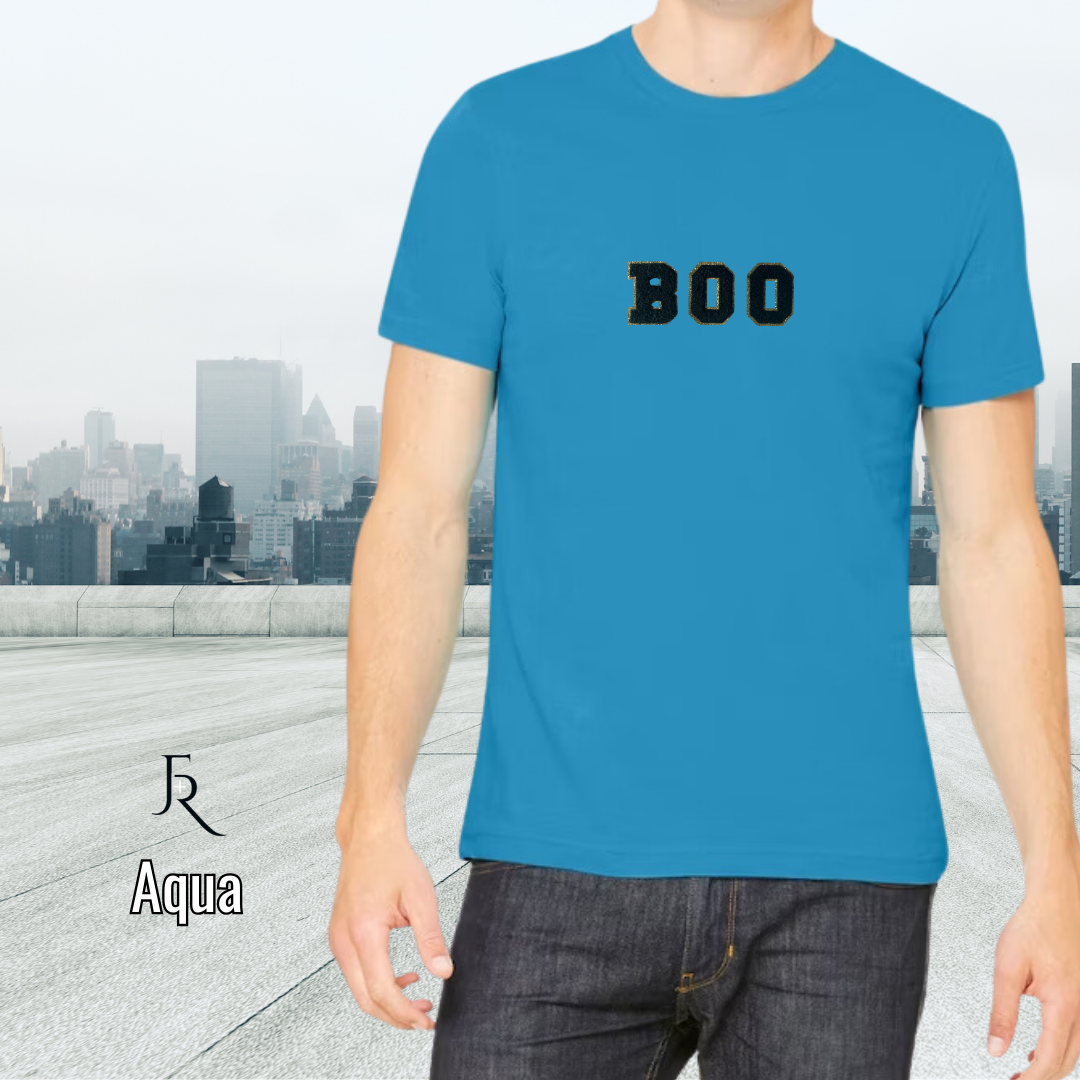 BOO Varsity Letter Tee Adult