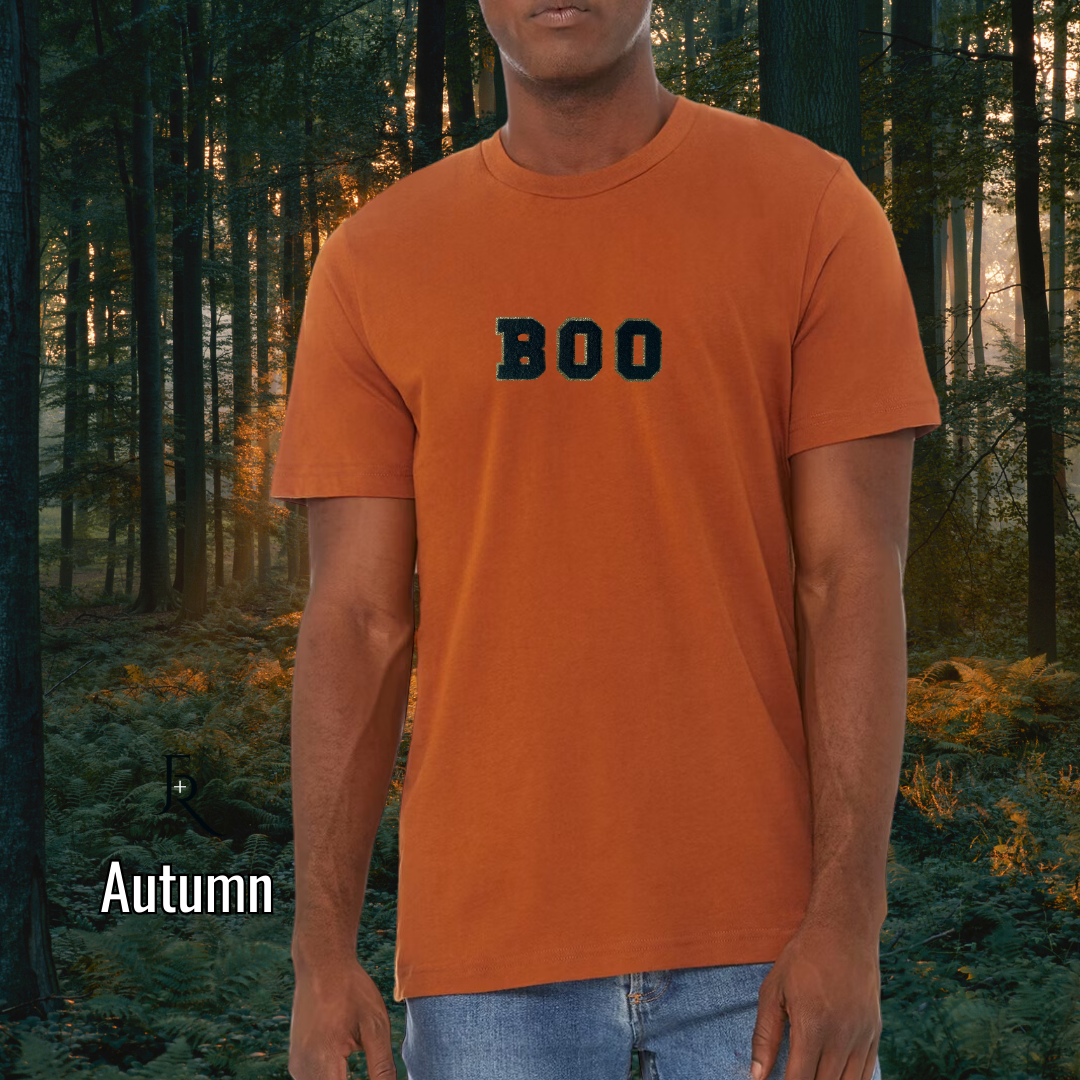 BOO Varsity Letter Tee Adult