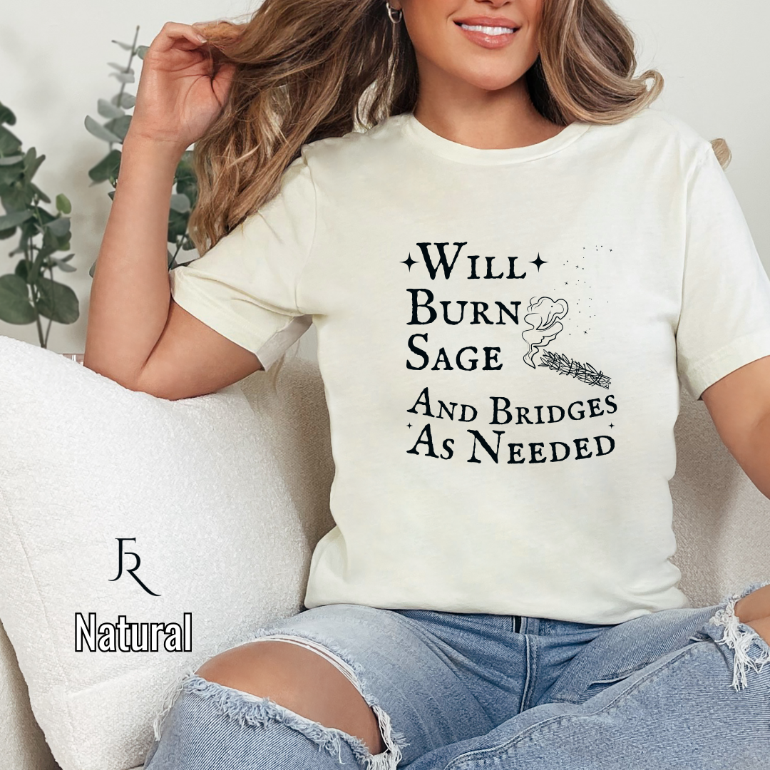 Burn Sage and Bridges Tee Adult