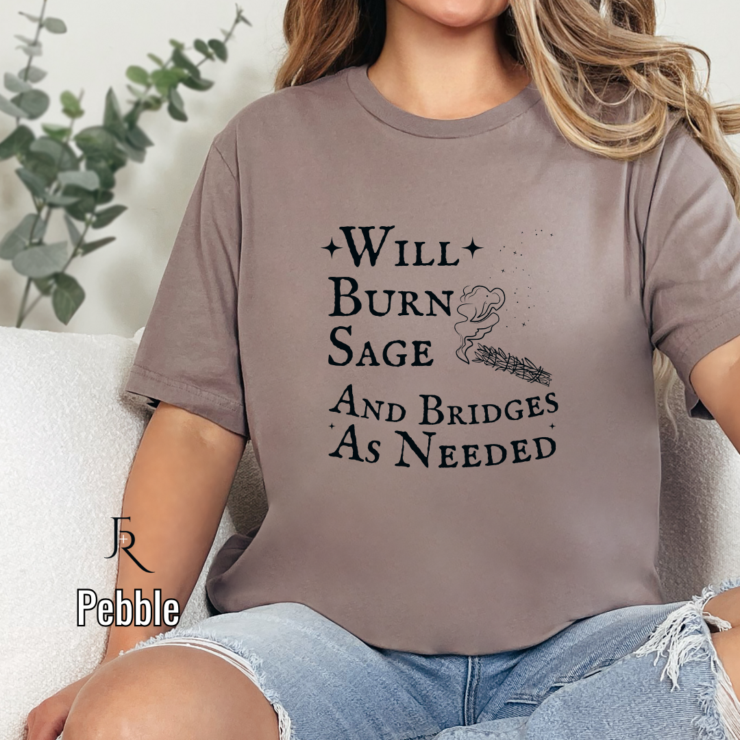 Burn Sage and Bridges Tee Adult