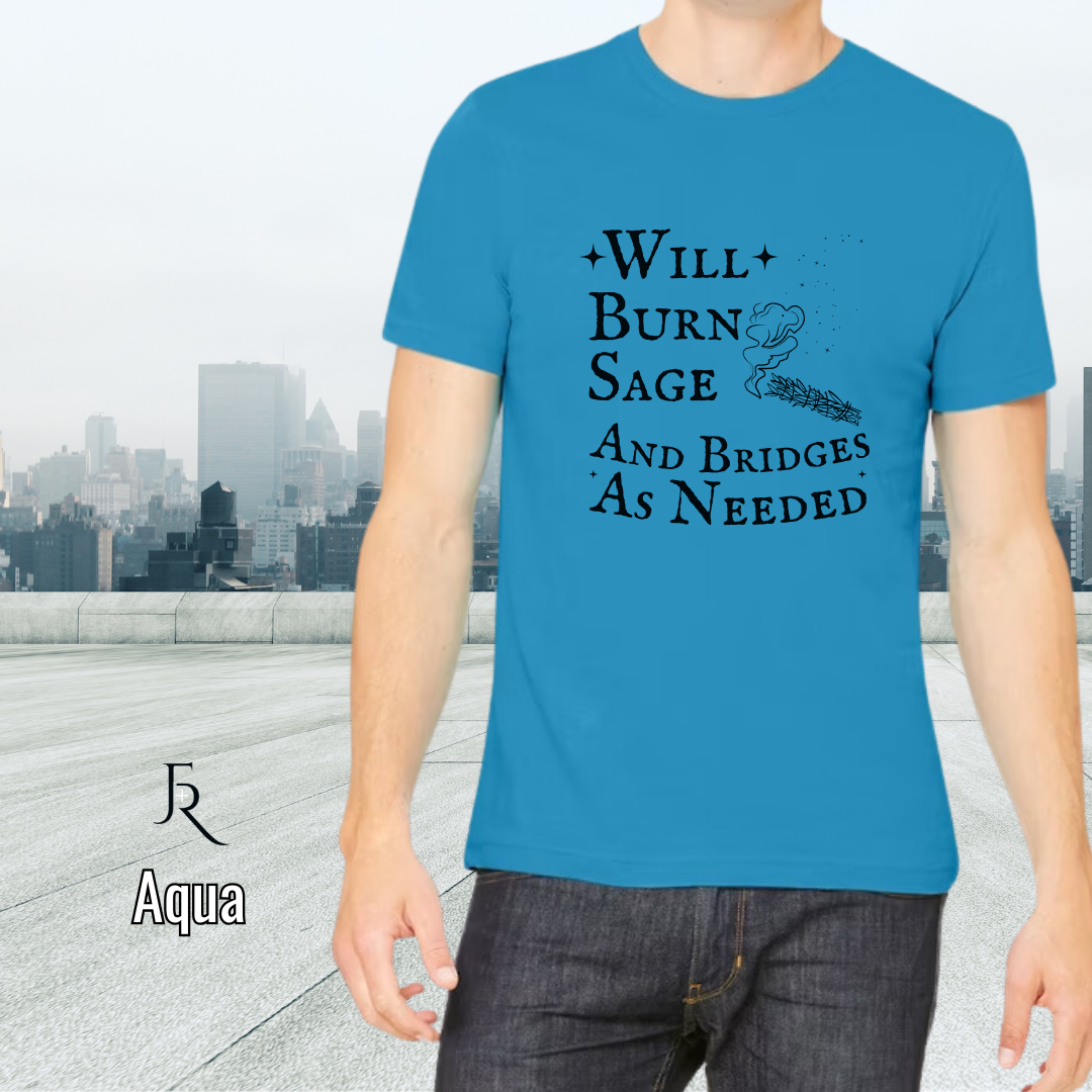Burn Sage and Bridges Tee Adult