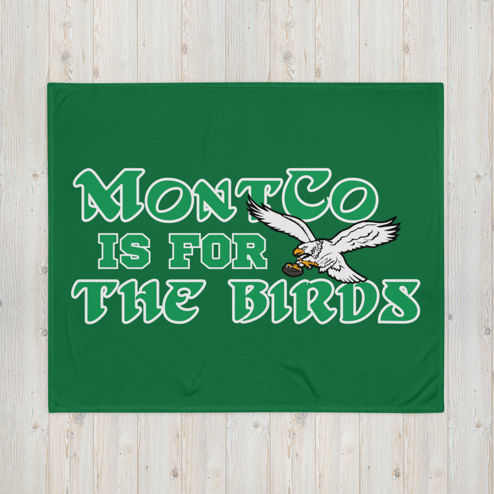 Montco is for the Birds Throw Blanket