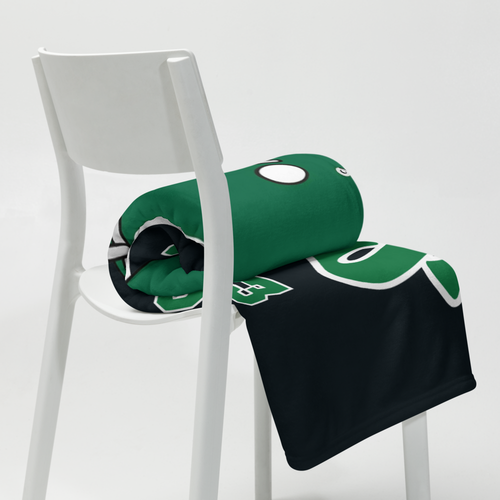Eagles Retro Helmet Throw Blanket