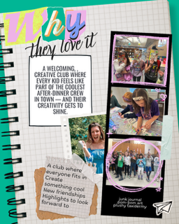BBCC members: CRAFTer Dinner Kids Club June 4th