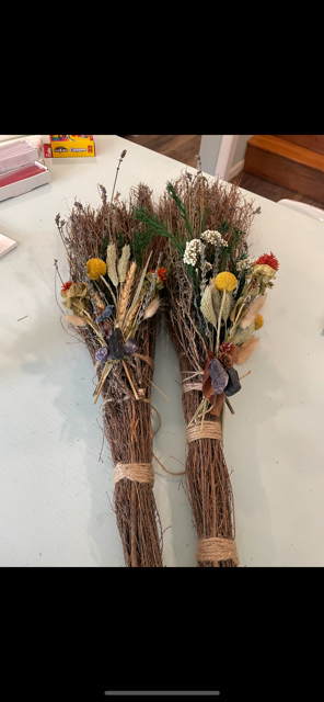 Broom Stick Wreath Workshop | At-Home Girls' Night
