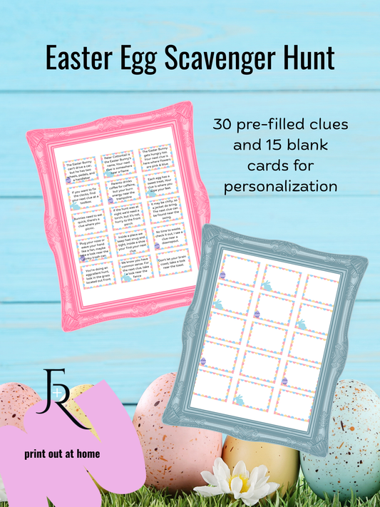 Printable Easter Egg Scavenger Hunt