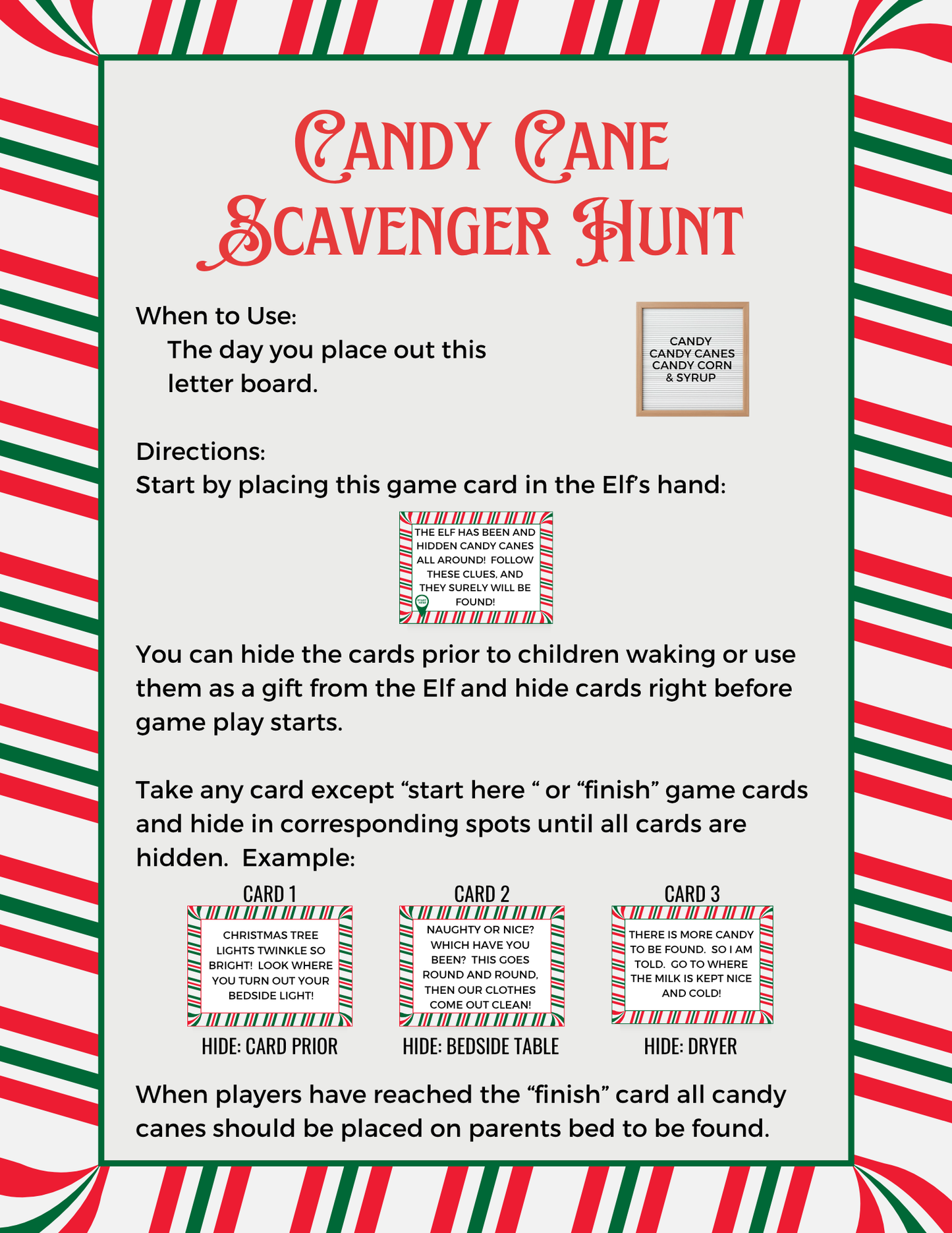 Elf on the Shelf Kit Printable Bundle