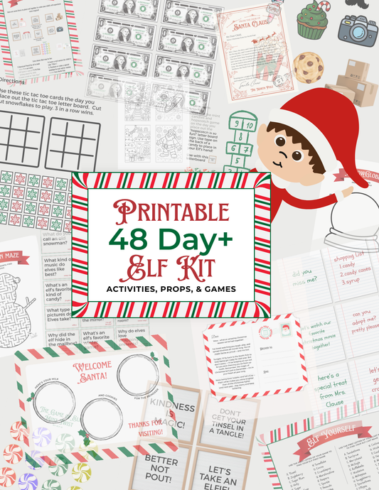 Elf on the Shelf Kit Printable Bundle