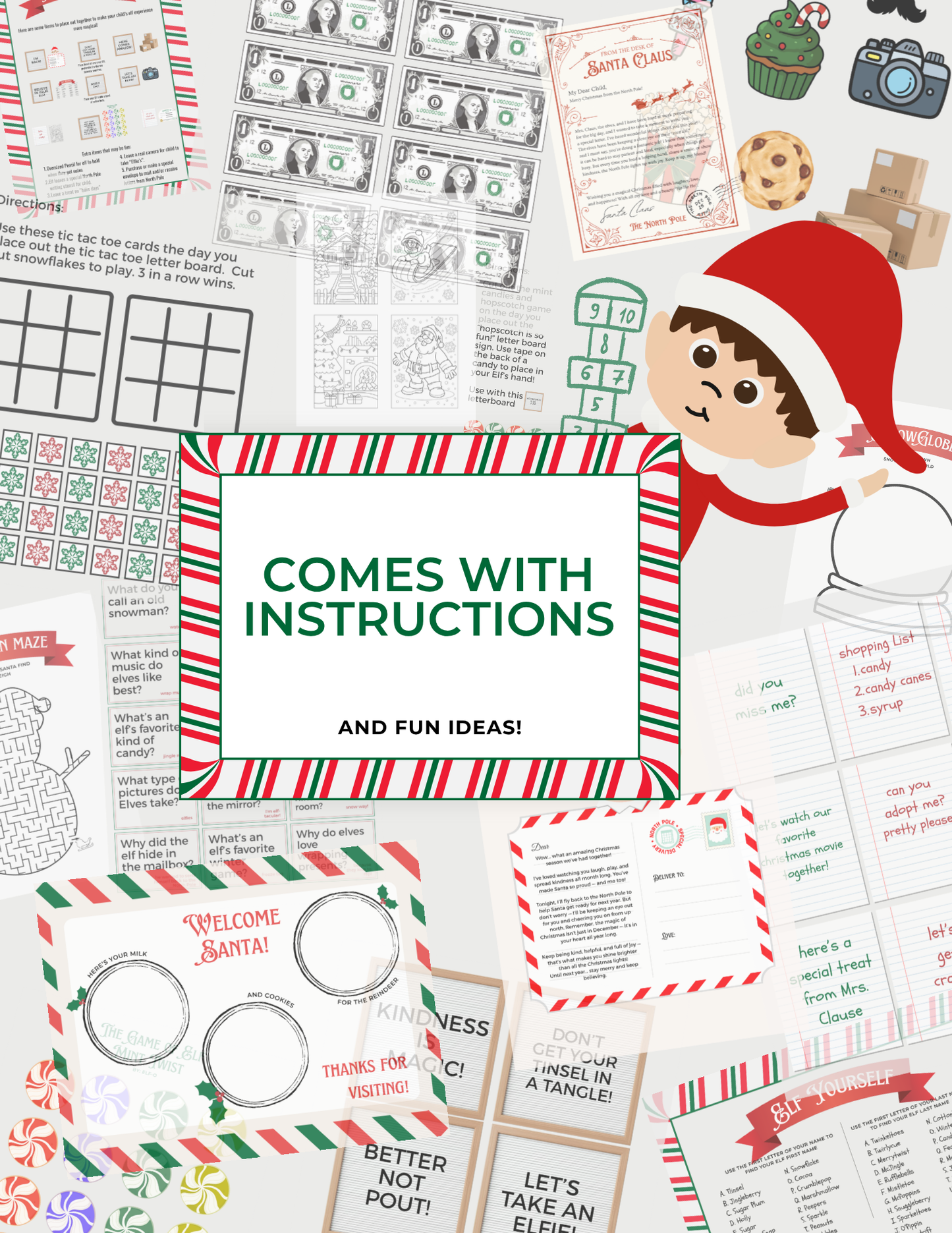 Elf on the Shelf Kit Printable Bundle