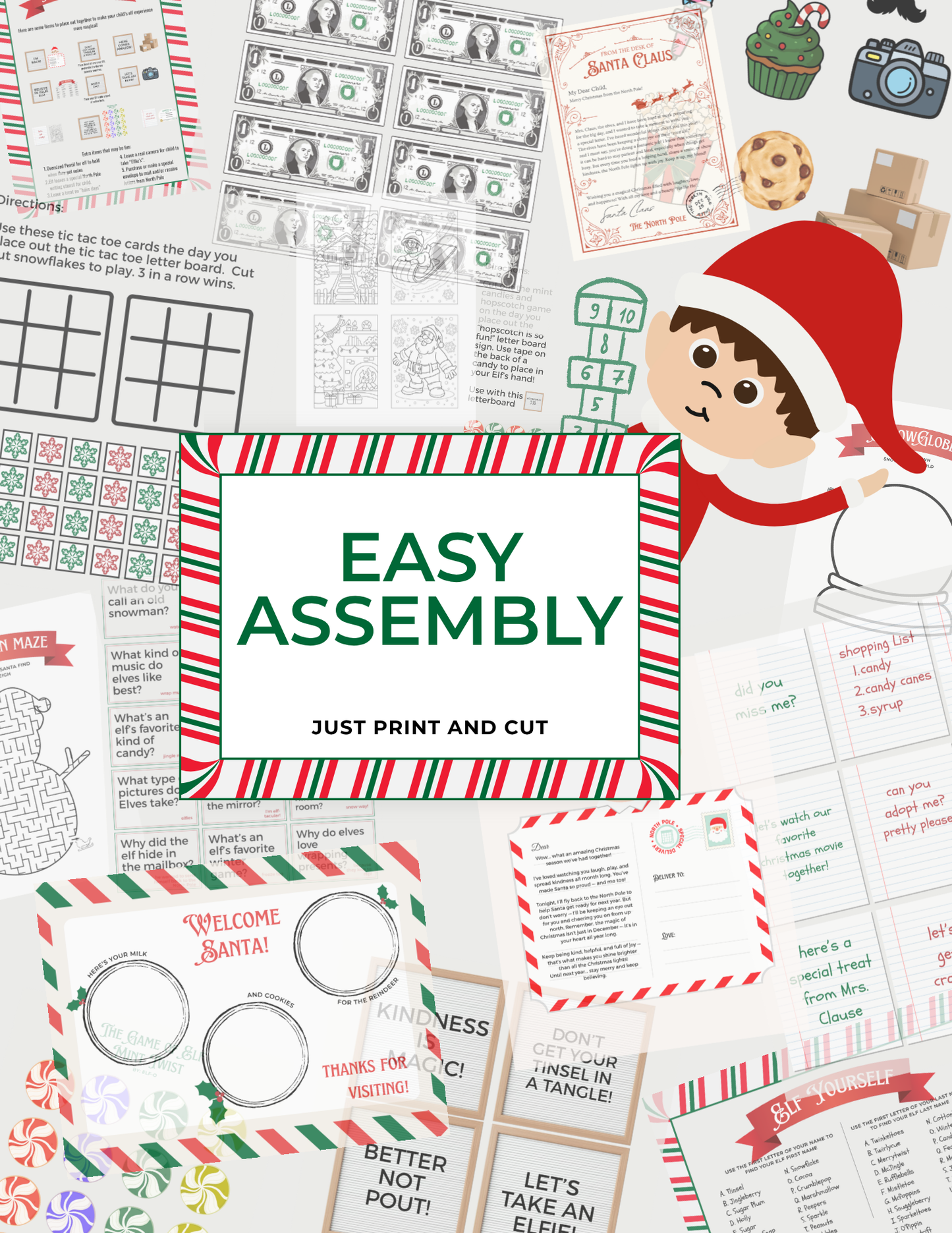 Elf on the Shelf Kit Printable Bundle