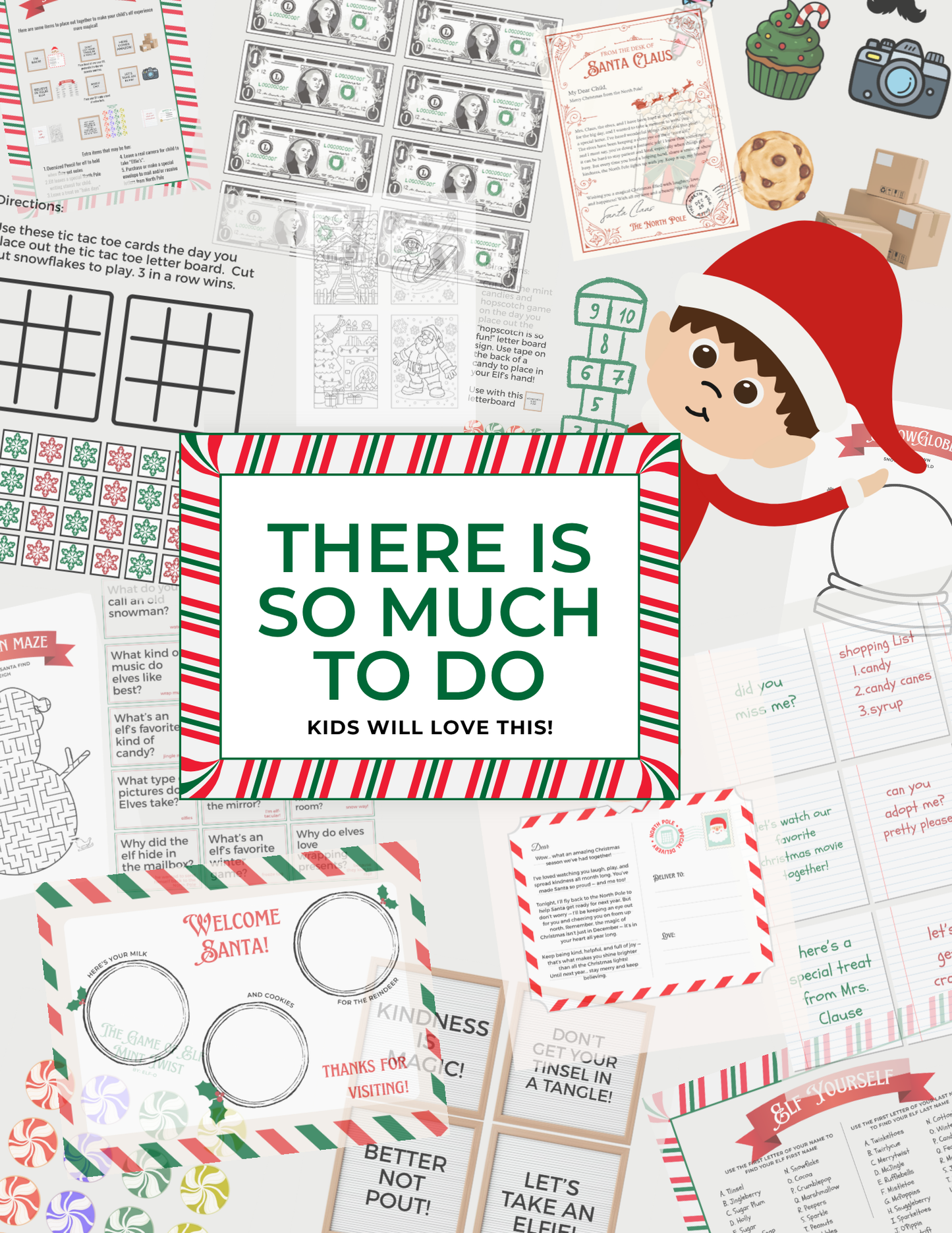 Elf on the Shelf Kit Printable Bundle