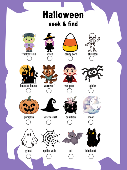 Halloween Seek and Find