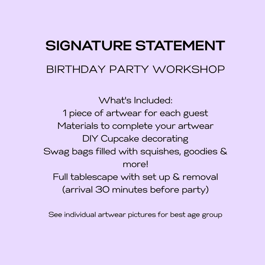 Signature Statement: Kids and Teens Party