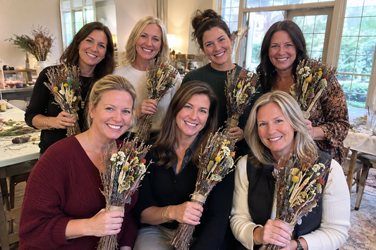 Broom Stick Wreath Workshop | At-Home Girls' Night