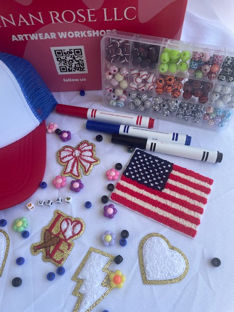 The Hat Edit: DIY Trucker Hat Decorating Kit