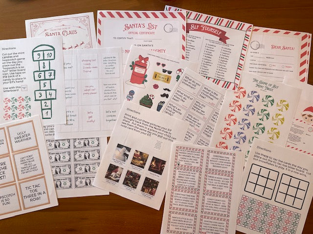 Elf on the Shelf Kit Printable Bundle