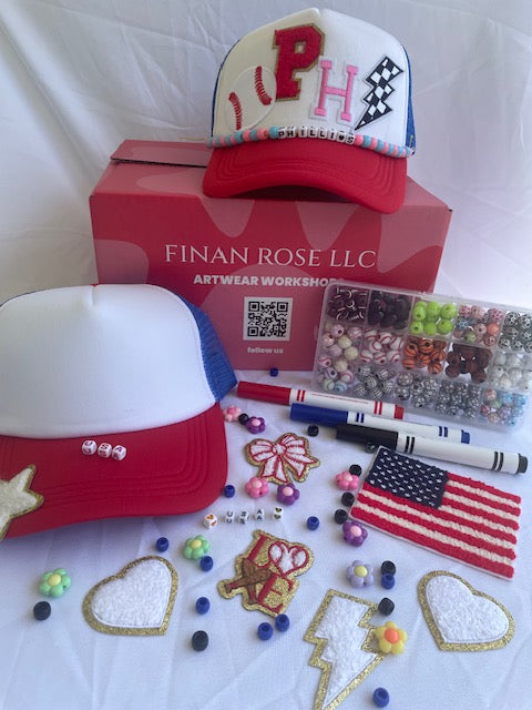 The Hat Edit: DIY Trucker Hat Decorating Kit